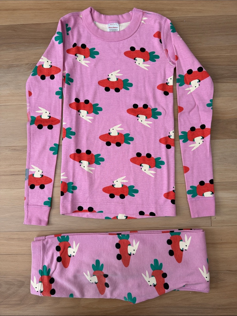 Hanna Andersson Bunny Print Pajamas Set